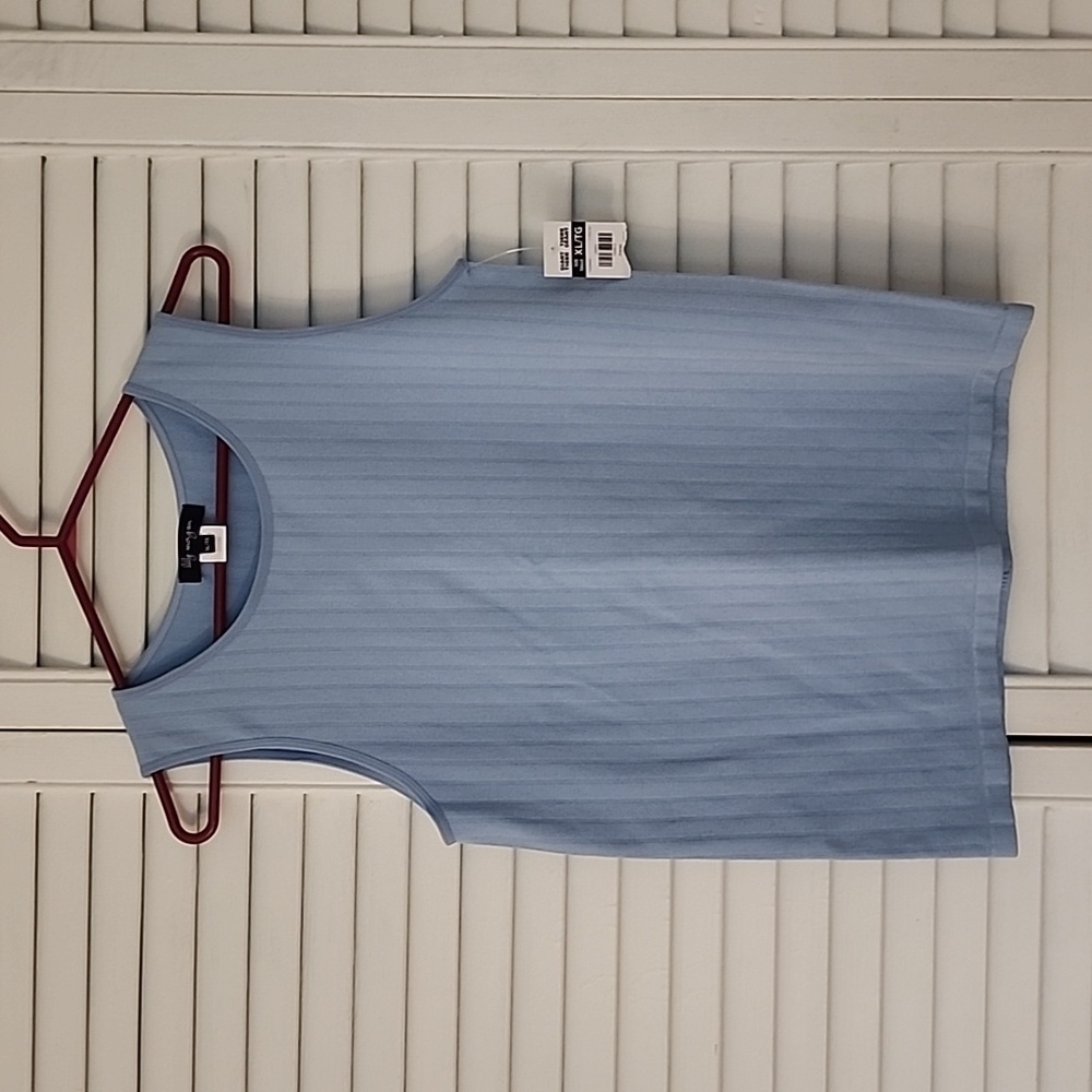 Blue Sleeveless Top